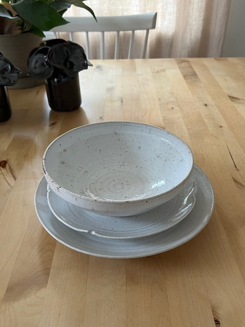 Tallrik slät │ Vit