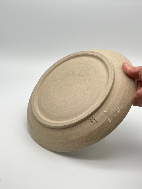 Tallrik slät │ Sand med dekoration