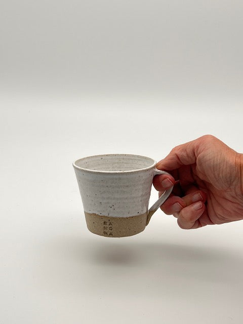 Liten Kaffekopp │Vit/Sand