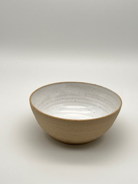 Pastaskål │Sand/vit