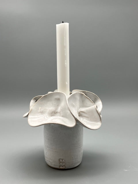 Ljusstake │ Blomma Liten Vit